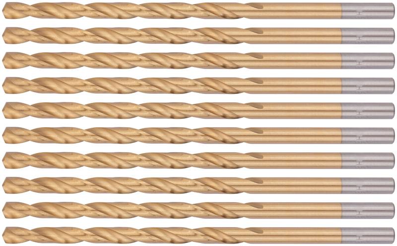 Сверло HSS по металлу удлиненные титановое покрытие 6.0х139мм (уп.10шт) FIT 34260