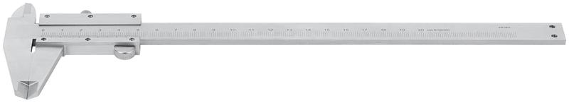 Штангенциркуль металлический нержавеющий 200мм/0.02мм пластик. кейс FIT 19845