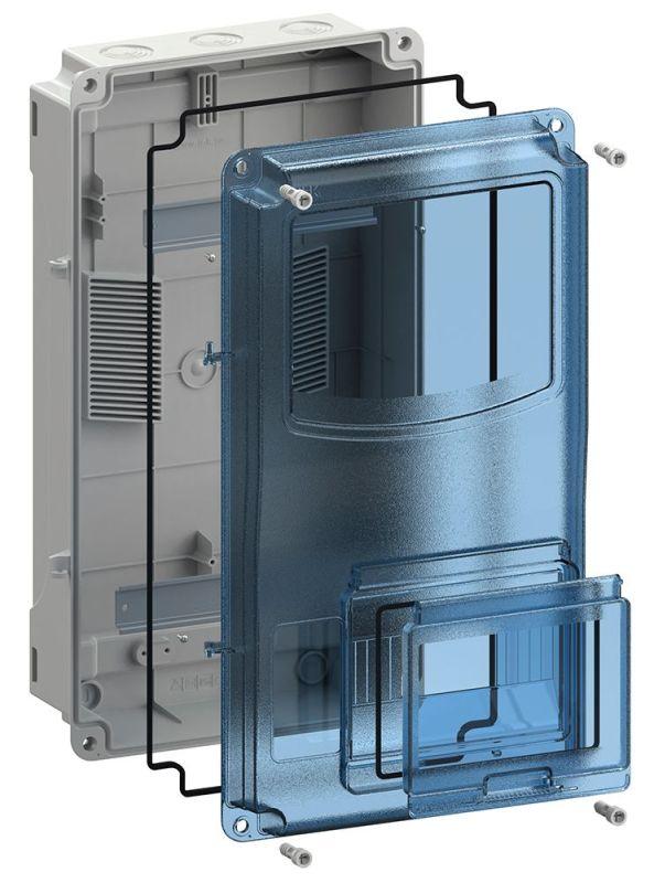 Корпус ЩУРн-П 3/12 Krepta 5 IP66 PC пластик. IEK MSP3-N-12-55