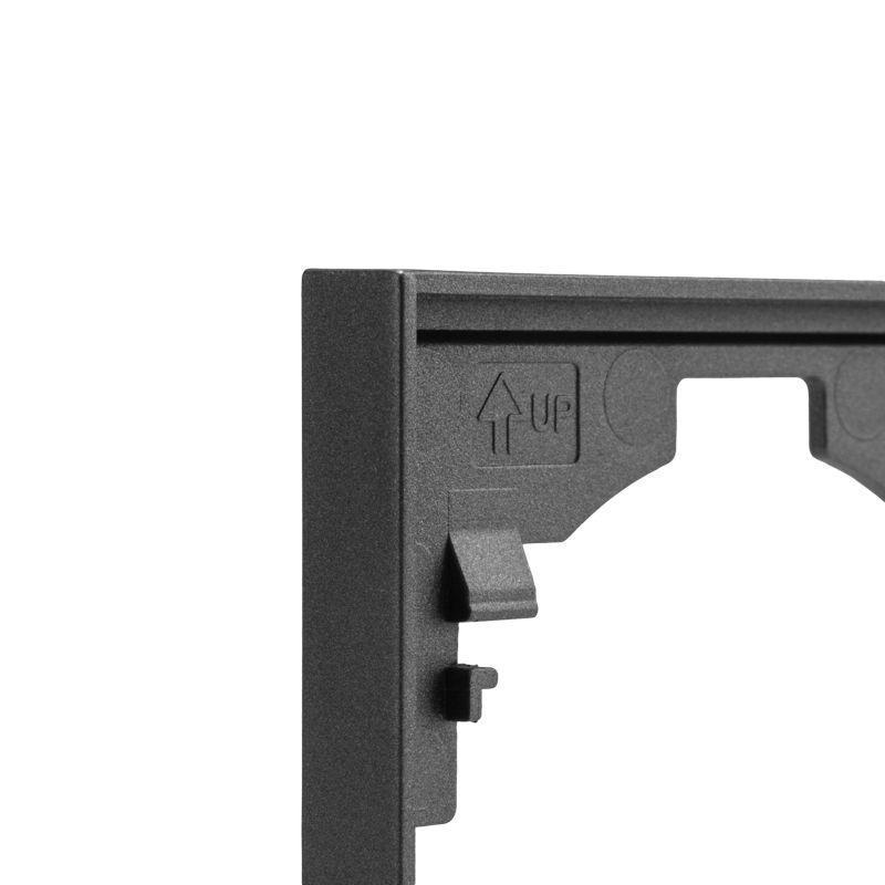 Рамка 2-м STRONG MIELE графит Kranz KR-78-0752-6