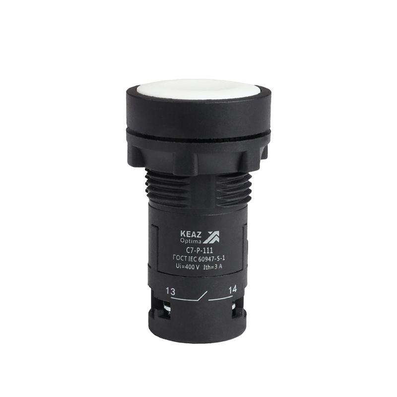 Кнопка OptiSignal Compact D22 С7-P-111 бел. 1НО+1НЗ XB7NA15 КЭАЗ 362042