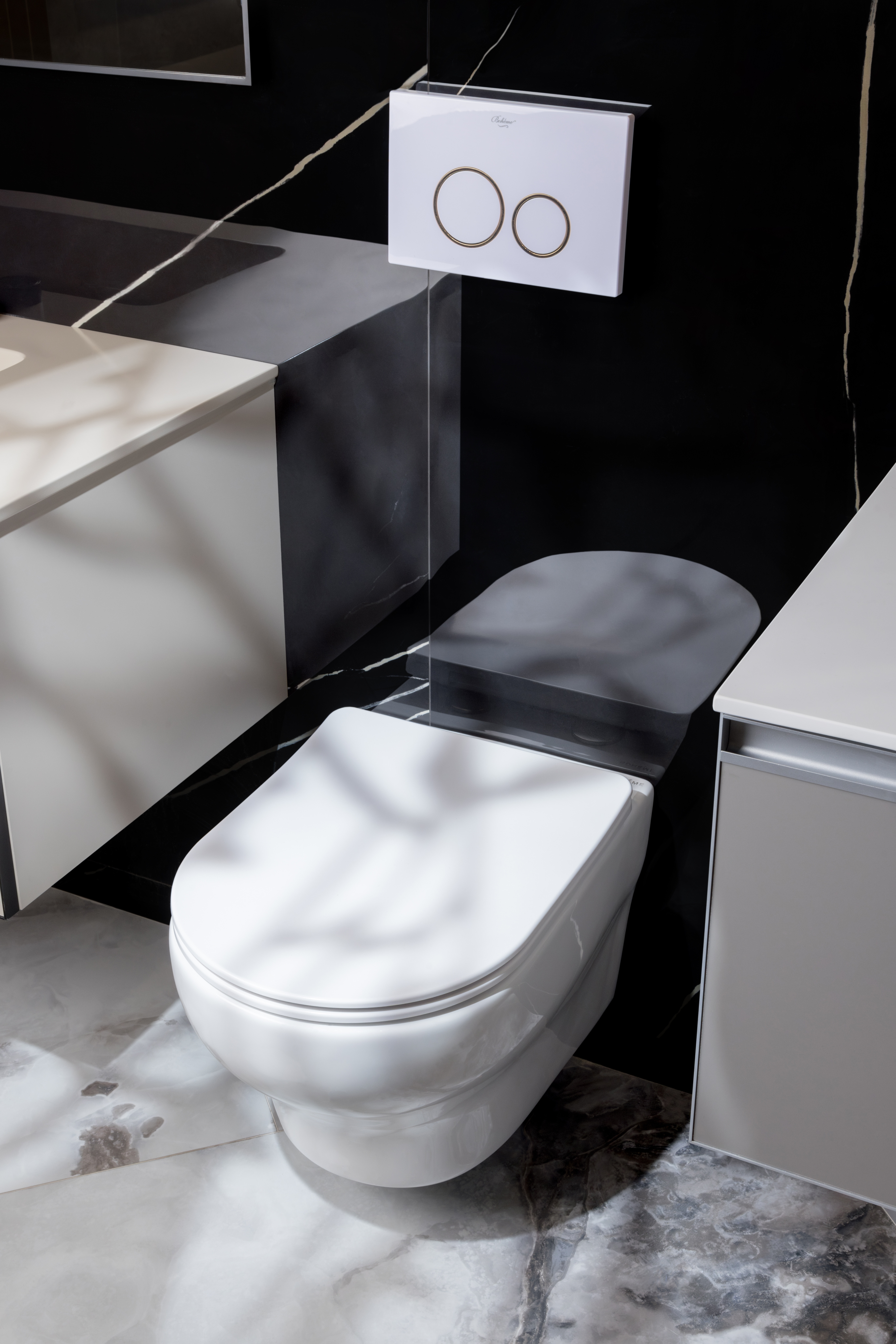 Биде подвесное FIORE Черный матовый