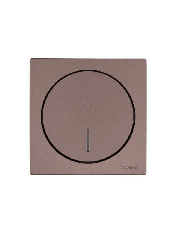 Выключатель проходной 1-кл. СП OSEN 10А IP20 с подсветкой механизм шоколад LEZARD 743-7388-114