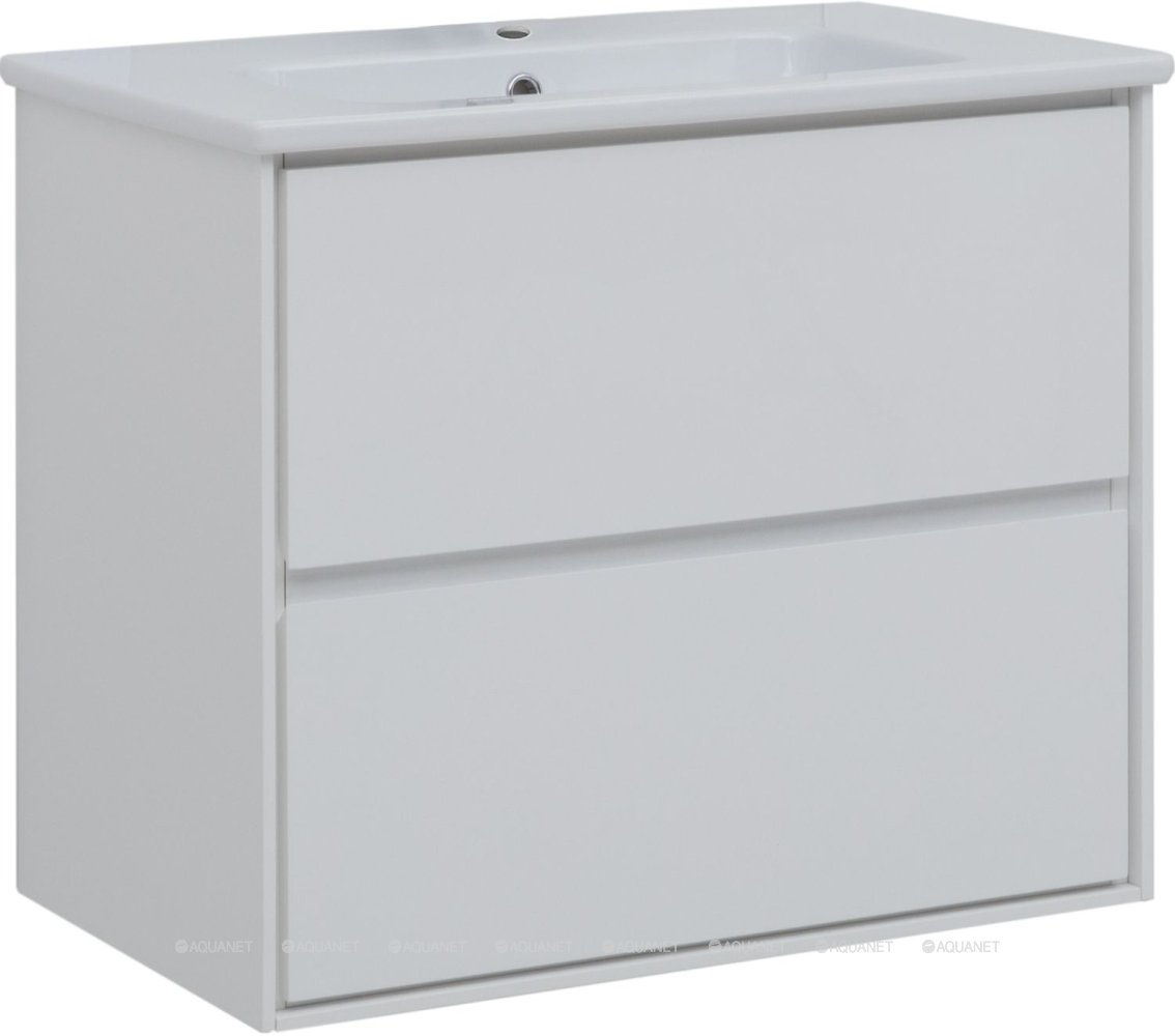 Тумба Милан 80 Белый глянец (269302)