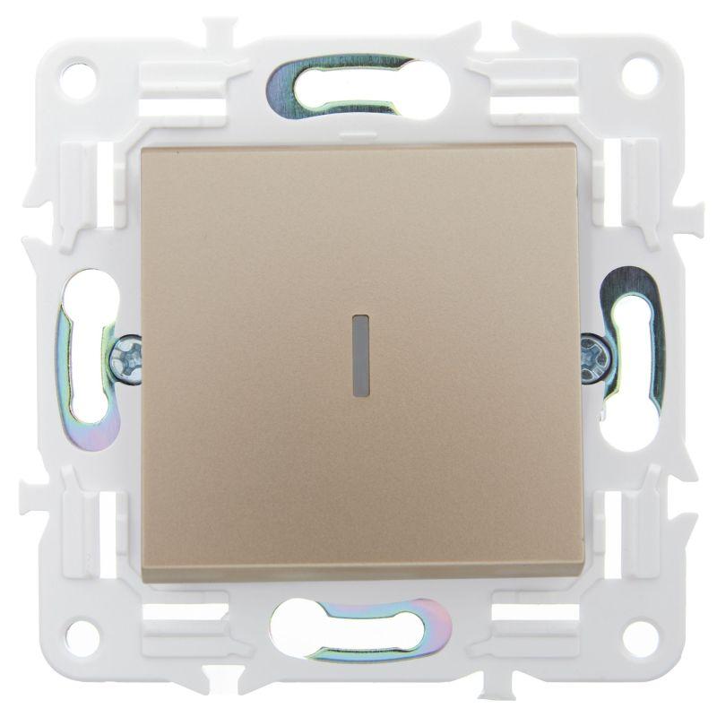 Выключатель проходной 1-кл. SKANDY 10А SK-V08Sa с индикацией песочн. IEK SK-V12-1-10-K98