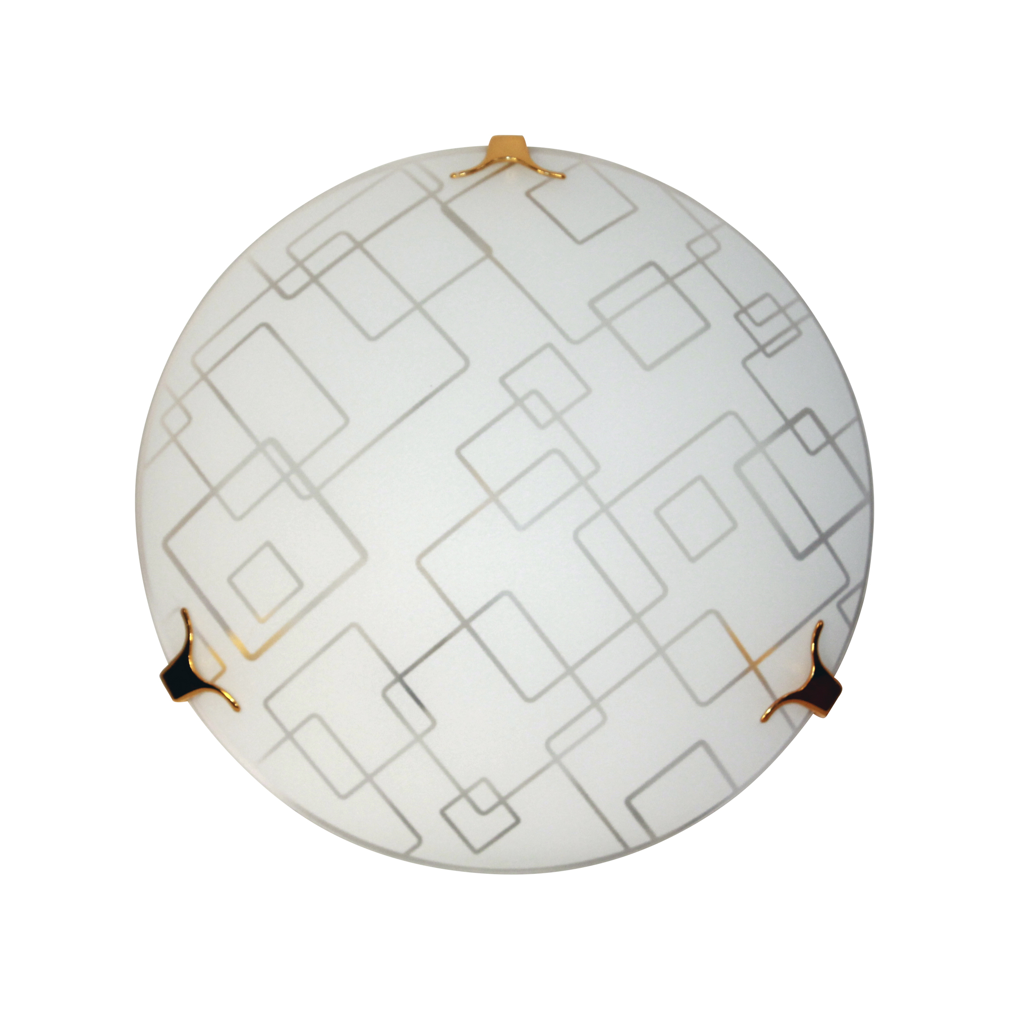 Светильник НПБ 01-2х60-139 М16 Оазис 300 мат.бел./клипсы золото ИУ