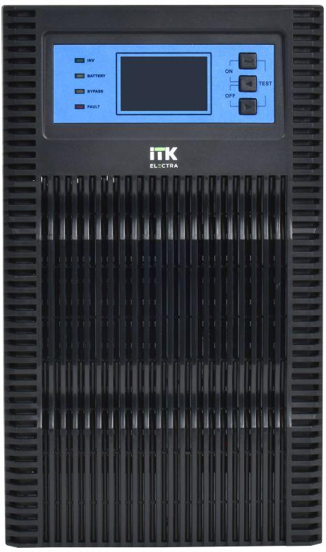 Источник бесперебойного питания ELECTRA OT 10кВ.А/10кВт 192-240В DC без АКБ с регулир. ЗУ ITK EOT-0010KVA-1-L