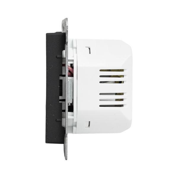 Розетка СП Эпика USB-С быстрая механизм черн. EKF UP1-SOB-USBCF