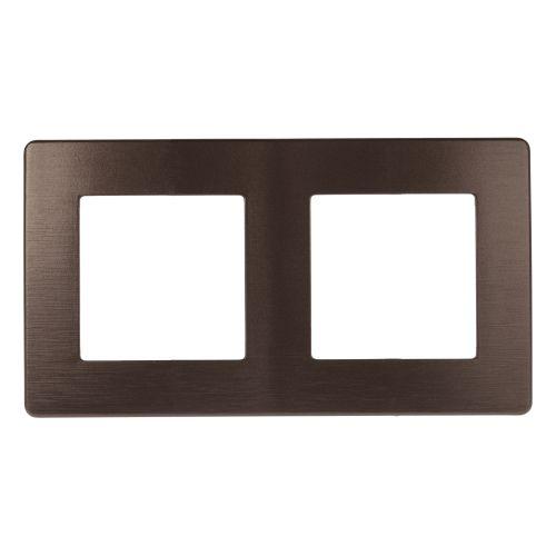 Рамка 2-м 12-5102-13 сатин бронза Эра Б0052516