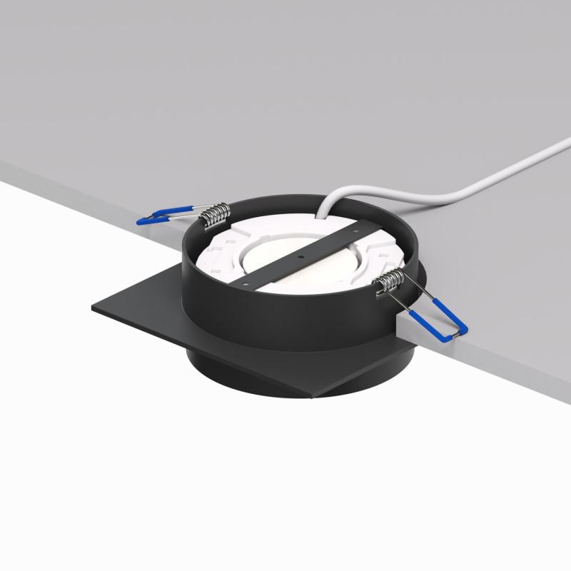 Светильник FLAT 15Вт GX53 IP20 LED встраив. алюм. черн. DENKIRS 772628