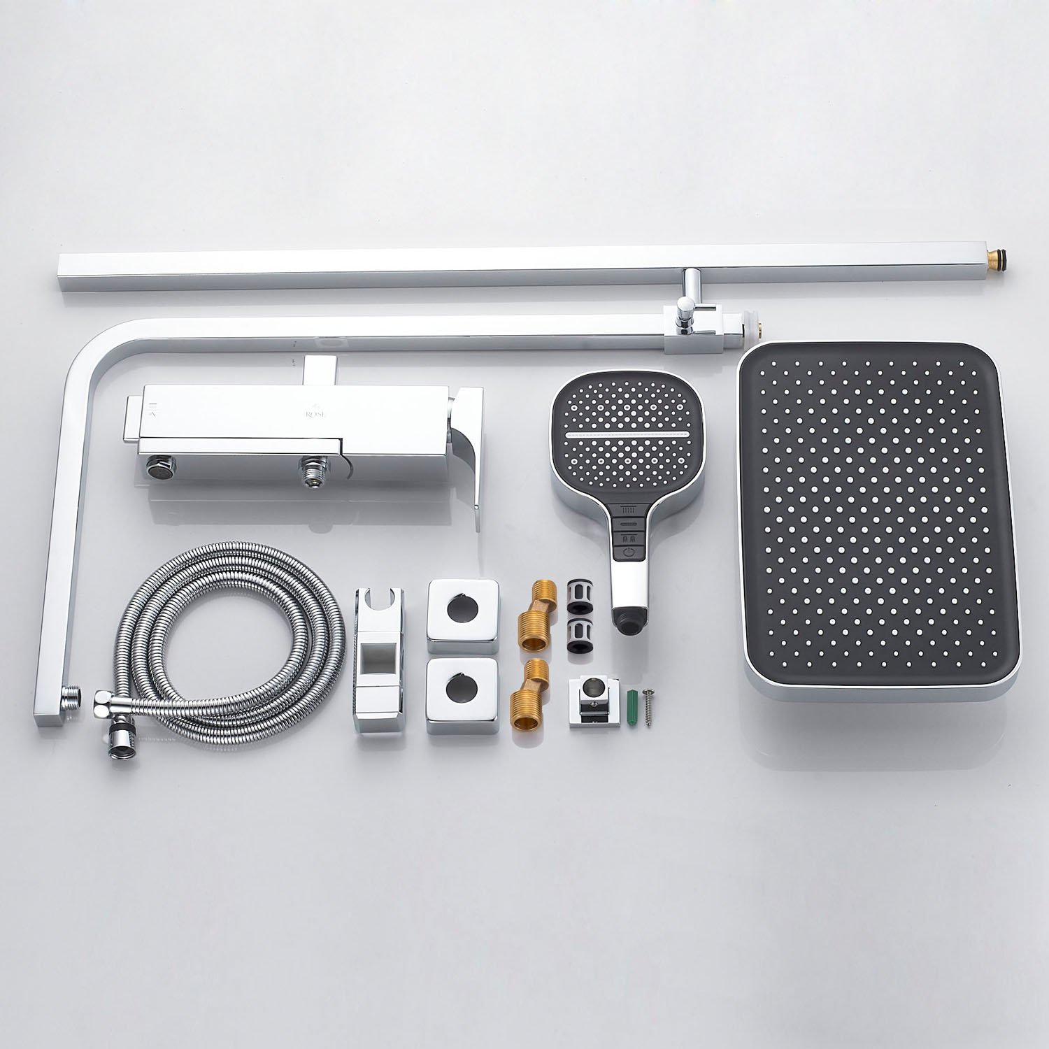 Душевая система Rose R1056, хром