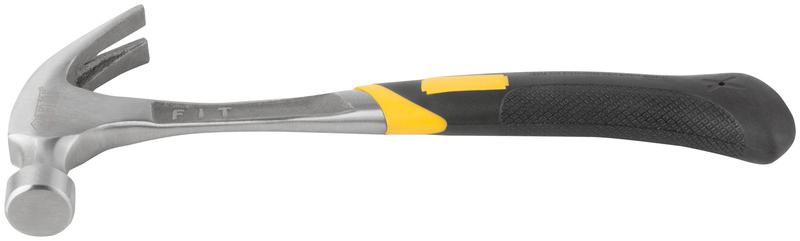 Молоток-гвоздодер Профи 29мм 450г цельнометал. FIT 44791