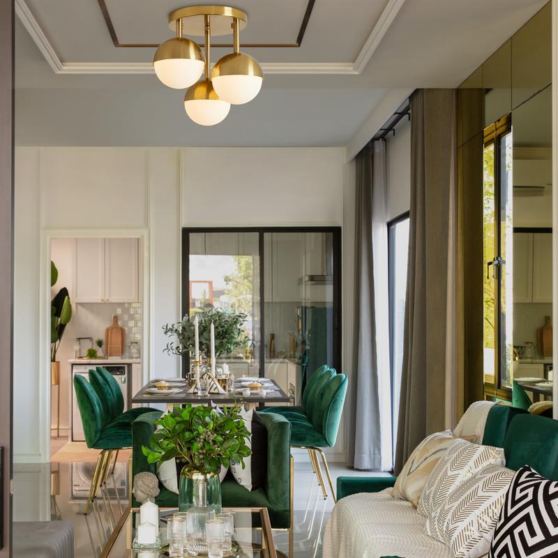 Светильник Polli 120Вт E27х3 IP20 потолочн. Freya FR5449CL-03G