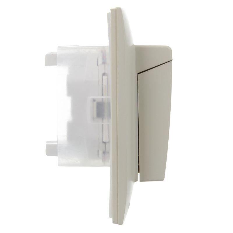 Розетка 2-м SKANDY 16А IP44 с крышкой в сборе SK-R12B беж. IEK SK-R26-16-44-K10-F