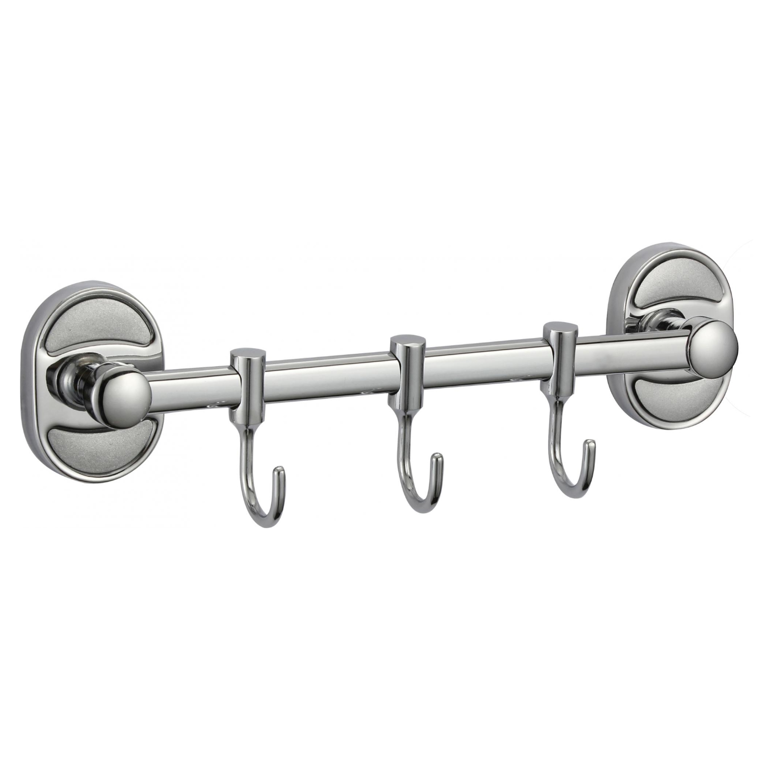 Планка с крючками Savol S-008203, хром