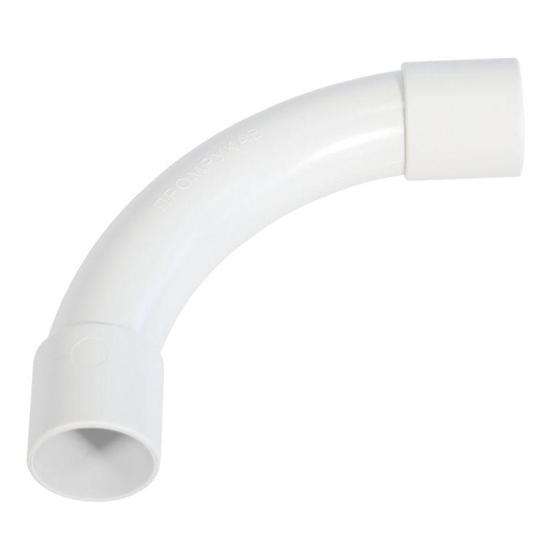 Соединитель угловой d25мм бел. (уп.30 шт) Промрукав PR13.0465