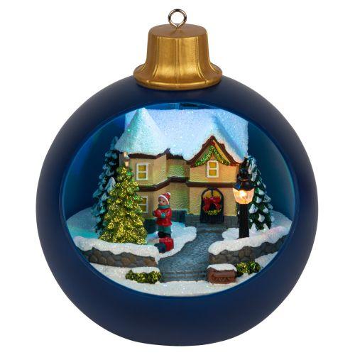 Фигура светодиодная новогодняя EFIS-S04 композиция Шар мультиколор 3хАА 15х15х17см Эра Б0060482