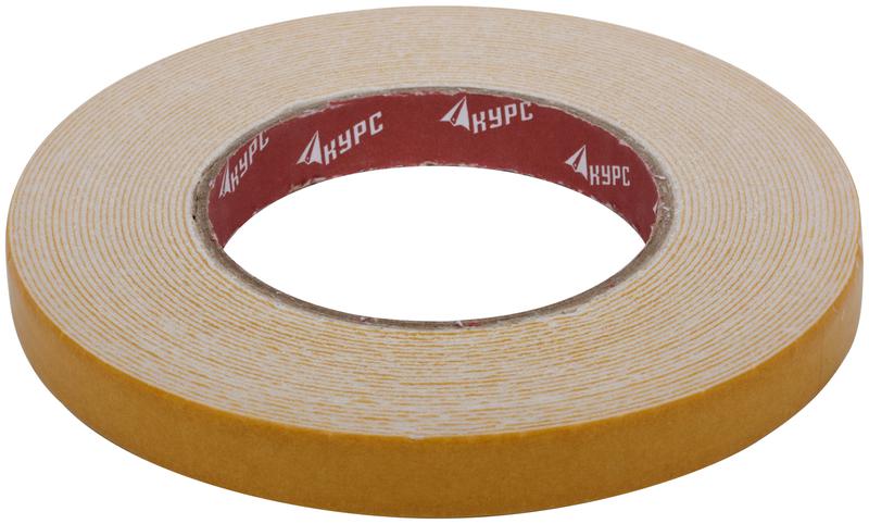 Лента монтажная клейкая на вспененной основе 15ммх10м черн. КУРС 11784