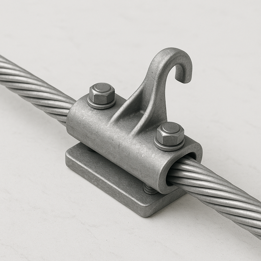 Арматура для неизолированных проводов