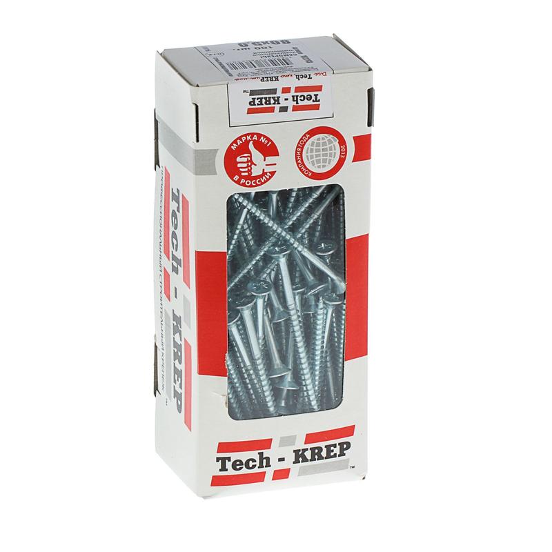 Саморез универсальный 80х5.0мм оцинк. (уп.100шт) Tech-Krep/Zitar 102203