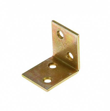 Уголок мебельный широкий 40х40х25х2мм желт. Tech-Krep/Zitar 148299