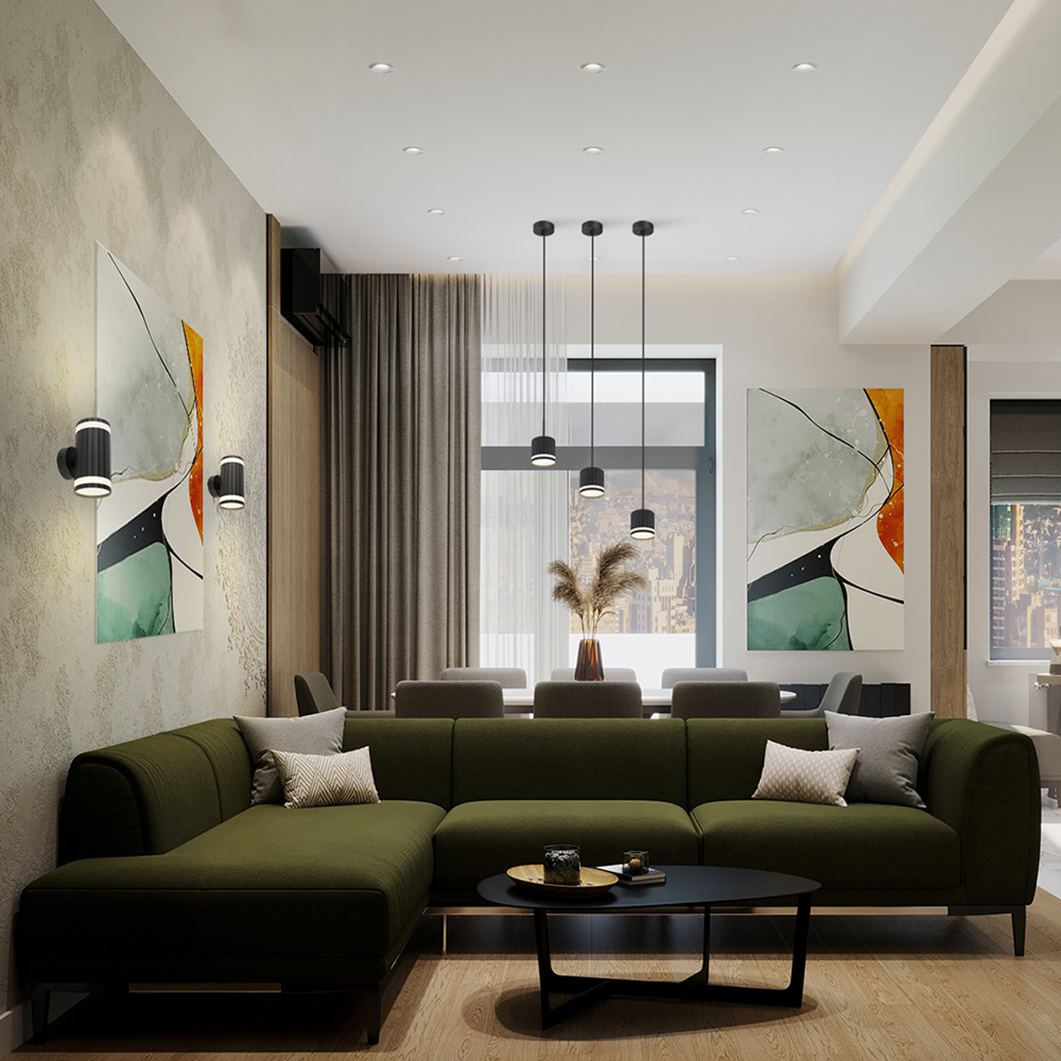 Светильник ДСО GX53 без лампы на подвесе белый