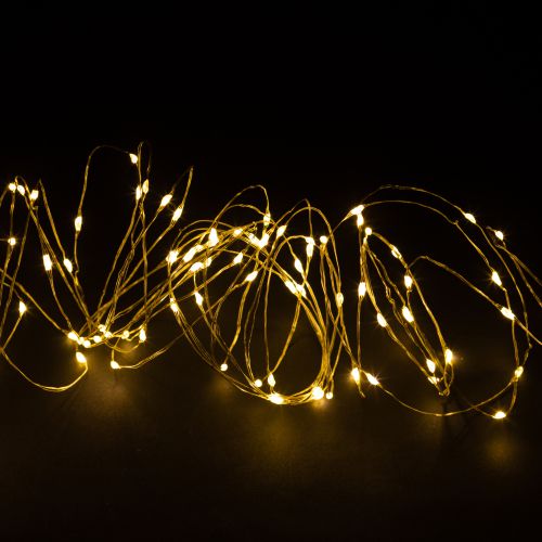 Гирлянда светодиодная "Нить" 10м 100microLED тепл. бел. IP20 Holiday INNR-01Zт Intro Б0060441