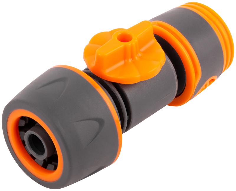 Соединитель двухкомпонентный 3/4дюйм с запорным клапаном FIT 77758