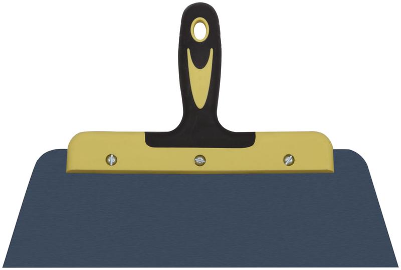 Шпатель фасадный "Мастер" пружинная колоризованная сталь двухкомпонентн. ручка плоский 300мм FIT 06464