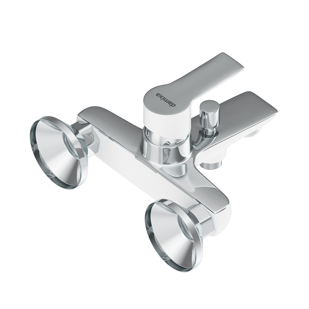 Смеситель для ванны и душа, белый RedBlu by Damixa Origin Elegance 841000000