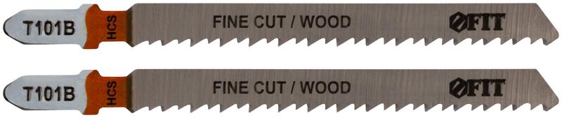 Набор полотен по дереву HCS шлифованные под свободным углом зубья 100/74/25мм T101B (уп.2шт) FIT 40948