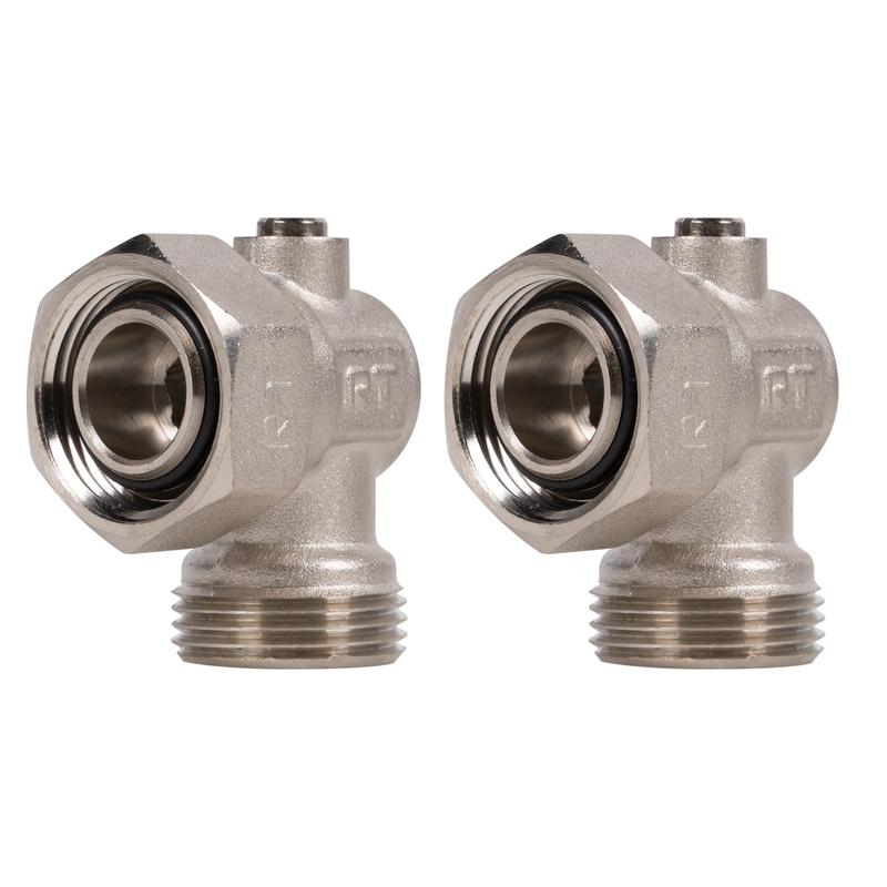 Набор нижнего подключения угловой раздельный 3/4х3/4ЕК Royal Thermo НС-1353996