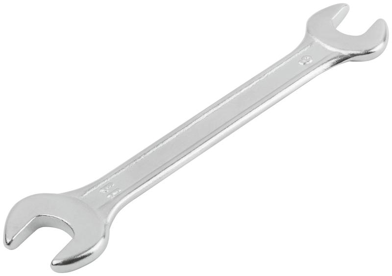 Ключ рожковый "Хард" хромированное покрытие 9х11мм FIT 63478