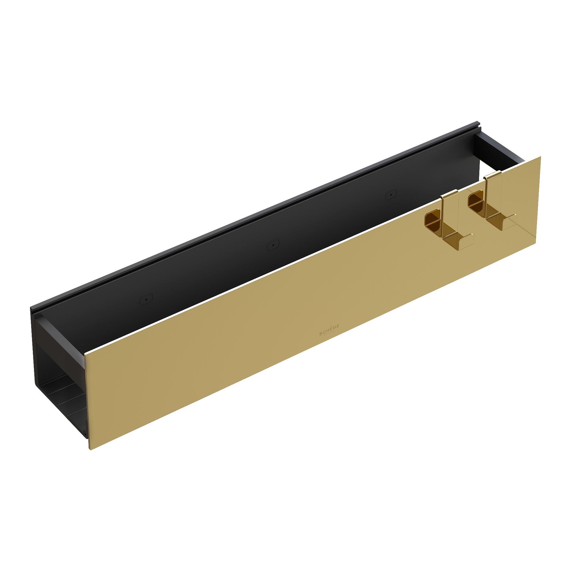 Мыльница для полки Black/Черный