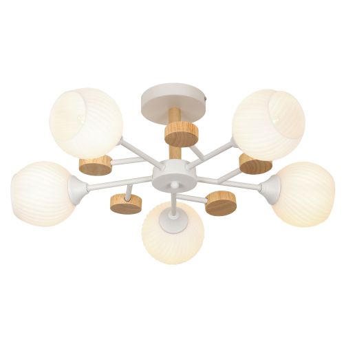 Люстра Chiara 9180-305 60Вт 5хE27 60Вт модерн Rivoli Б0068452