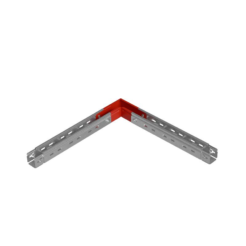 Угол горизонтальный прямой 90град. 50х50мм "ПЛЮС" HD КМ PL18651