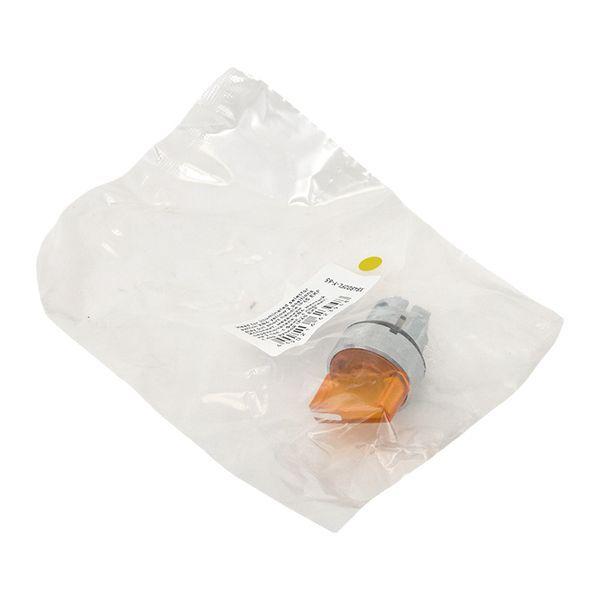 Механизм переключателя исполнительный XB4 IP65 на 2 положения с фиксацией с подсветкой с короткой ручкой желт. EKF XB4BD2FL-Y-65