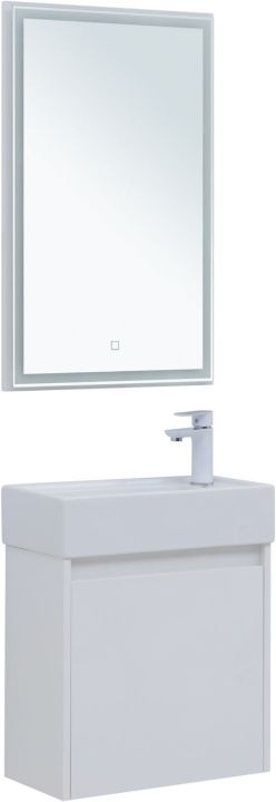 Комплект мебели Aquanet Nova Lite 50 белый глянец (1 дверца)