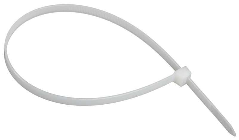 Хомут 7.6х380мм P6.6 стандартный бел. (уп.100шт) IEK UHH30-D076-380-100-K01