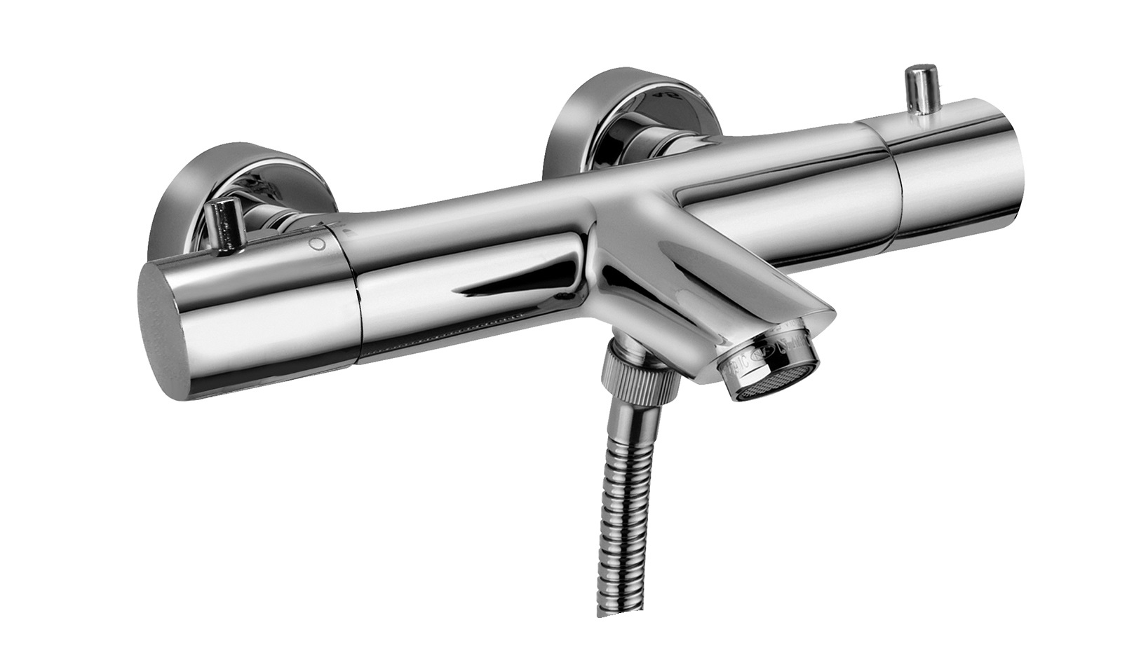 Смеситель для ванны Paffoni LIGHT LIQ022CR термостатический Хром