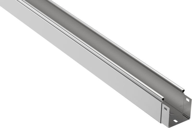 Лоток листовой неперфорированный 100х80 L3000 сталь 0.7мм IEK CLN10-080-100-3