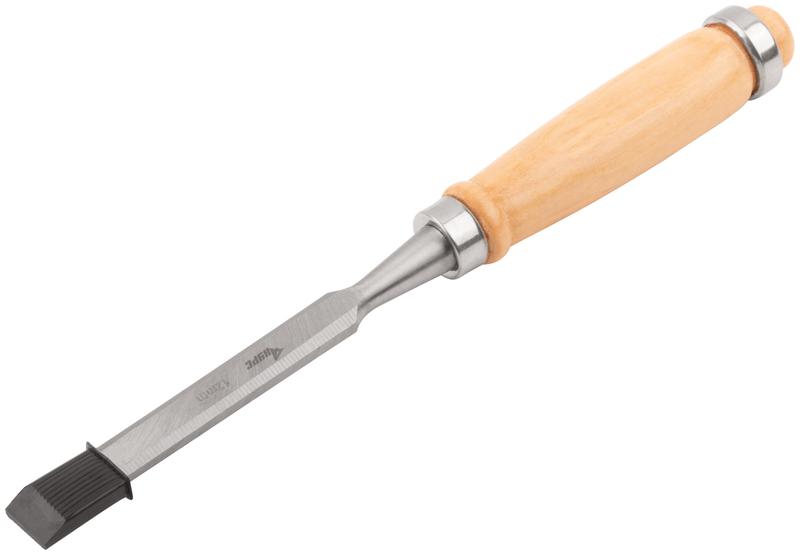 Стамеска 12мм деревянная ручка КУРС 42954