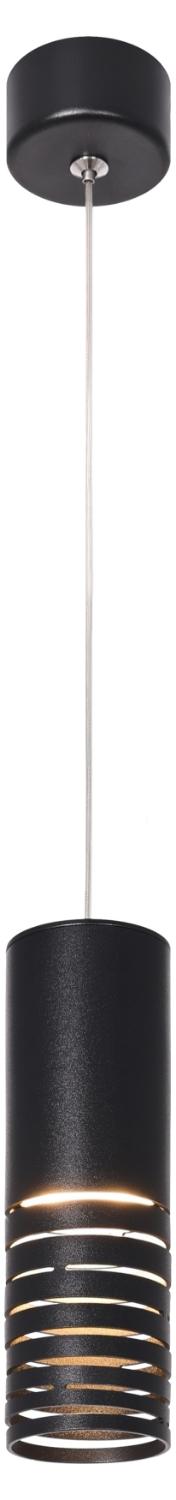 Светильник подвесной (подвес) PL22 BK MR16 GU10 потолочный цилиндр черный