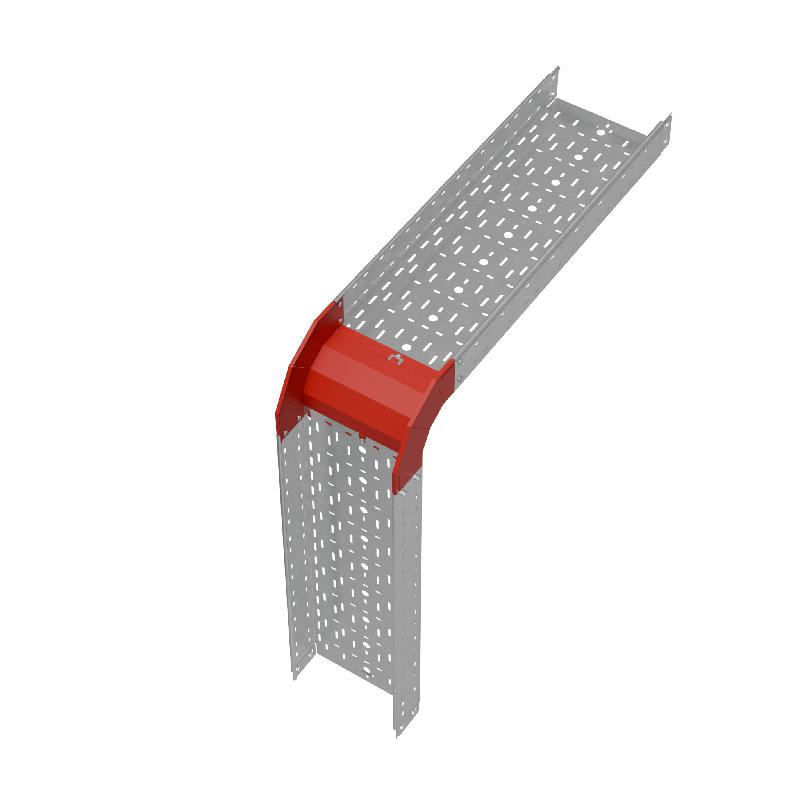 Угол для лотка вертикальный внешний 90град. 300х100 сталь 1мм "ПЛЮС" VLplus90-100-300 КМ PL0531
