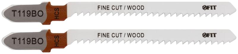 Полотно по дереву HCS фрезерованные волнистые зубья 82/56/2мм (Т119ВО) (уп.2шт) FIT 40937