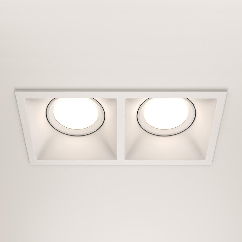 Светильник Dot 2х10Вт GU10 встраив. Maytoni DL029-2-02W