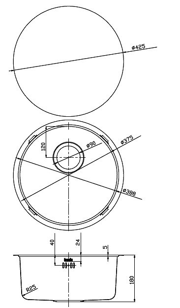 Мойка кухонная из нержавеющей стали IDDIS Edifice (EDI42P0i77)