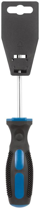 Отвертка "Универсал" CrV сталь прорезиненная ручка профи 6х100мм SL FIT 55144