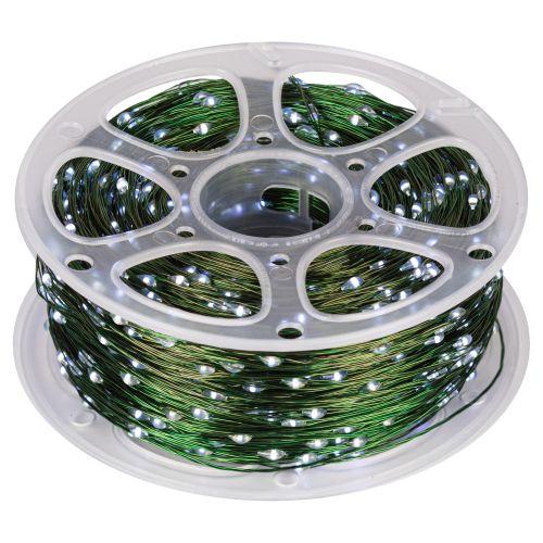 Гирлянда светодиодная "Нить" POWER 200м 2000microLED холод. бел. IP44 220В ENIN-2000W Эра Б0060429