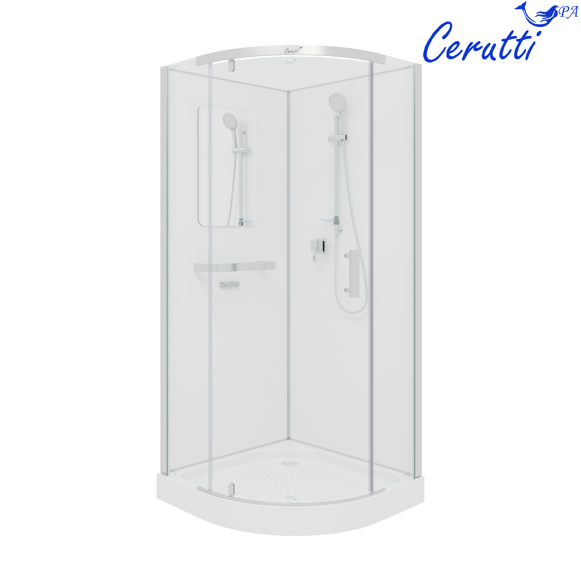 Кабина KORRA90T душевая Ceruttispa (90x90x205)